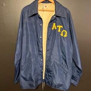 Vintage Alpha Tau Omega Fraternity Jacket